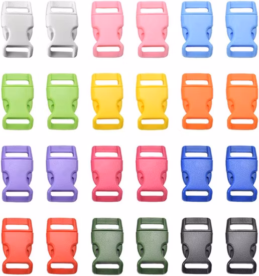 Пластиковая прямая боковая прочная пряжка для рюкзака